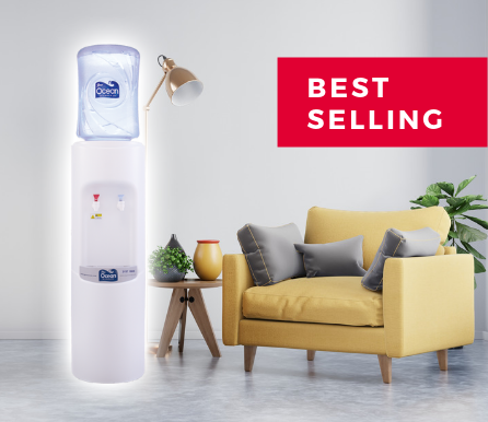 Pere Ocean Crystal Mountain Mogul Hot and Cold Floor Stand Bottled Water Dispenser for Office and Home in Singapore